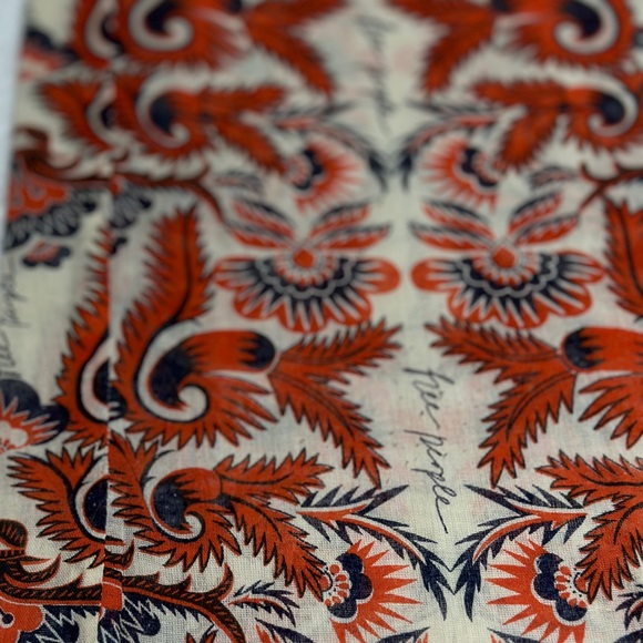 FREE PEOPLE Linen Reusable Shoulder Bag NWOT - Picture 3 of 6